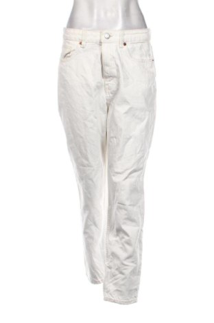 Γυναικείο Τζίν Zara, Μέγεθος L, Χρώμα Λευκό, Τιμή 16,99 €