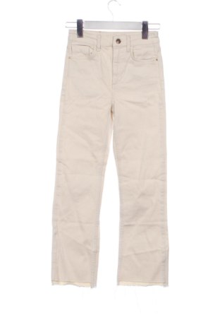 Női farmernadrág Zara, Méret XXS, Szín Ekrü
, Ár 7 099 Ft