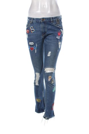 Damskie jeansy Zara, Rozmiar M, Kolor Kolorowy, Cena 46,99 zł