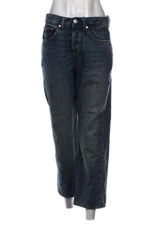 Blugi de femei Zara, Mărime S, Culoare Albastru, Preț 85,99 Lei