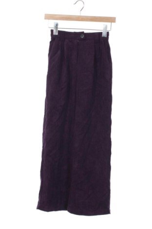 Dámske menčestráky Bershka, Veľkosť XXS, Farba Fialová, Cena  23,59 €