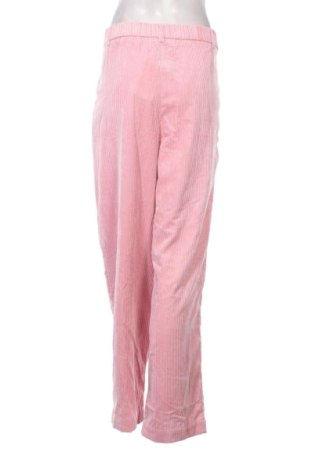 Pantaloni de velvet de femei MSCH, Mărime L, Culoare Roz, Preț 494,99 Lei