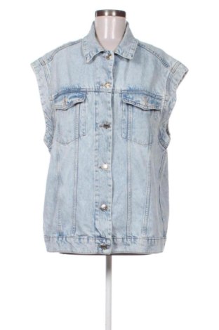 Γυναικείο γιλέκο Perfect Jeans By Gina Tricot, Μέγεθος M, Χρώμα Μπλέ, Τιμή 11,99 €