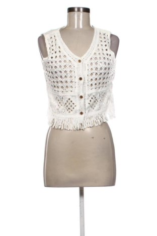 Дамски елек Unbranded, Размер S, Цвят Бял, Цена 13,29 €