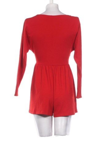 Salopetă scurtă de damă Bershka, Mărime S, Culoare Roșu, Preț 123,99 Lei