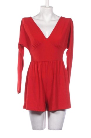 Salopetă scurtă de damă Bershka, Mărime S, Culoare Roșu, Preț 123,99 Lei
