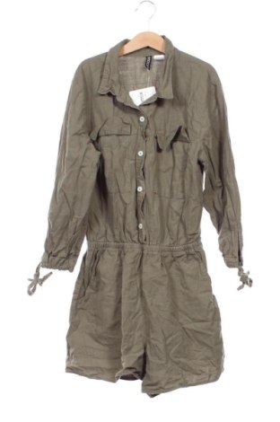 Kurzer Damenoverall H&M Divided, Größe XS, Farbe Grün, Preis 20,00 €