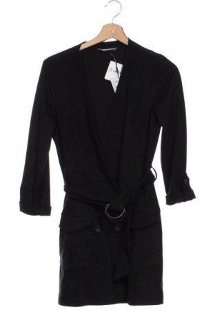 Kurzer Damenoverall Zara, Größe XXS, Farbe Schwarz, Preis 39,37 €