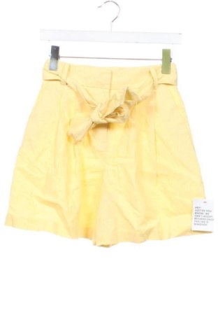 Γυναικείο κοντό παντελόνι ASOS, Μέγεθος XXS, Χρώμα Κίτρινο, Τιμή 17,46 €