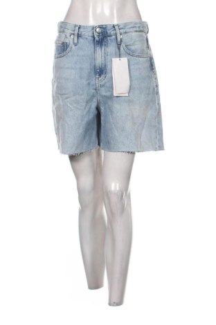 Дамски къс панталон Calvin Klein Jeans, Размер L, Цвят Син, Цена 35,27 €, #135854092