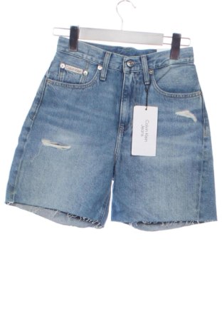 Γυναικείο κοντό παντελόνι Calvin Klein Jeans, Μέγεθος XS, Χρώμα Μπλέ, Τιμή 96,99 €, #135854132