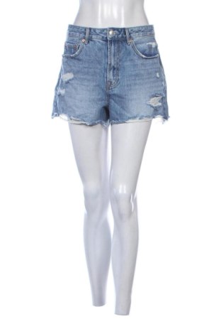 Дамски къс панталон Stradivarius, Размер M, Цвят Син, Цена 10,22 €