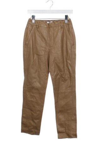 Γυναικείο παντελόνι δερμάτινο Scanlan Theodore, Μέγεθος S, Χρώμα Καφέ, Τιμή 229,99 €