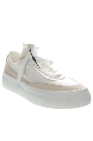 Γυναικεία παπούτσια Calvin Klein Jeans, Μέγεθος 39, Χρώμα Λευκό, Τιμή 64,99 €