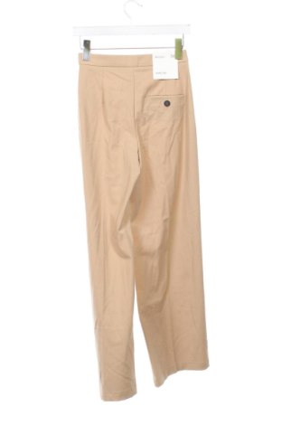 Γυναικείο παντελόνι Bershka, Μέγεθος XS, Χρώμα  Μπέζ, Τιμή 24,00 €