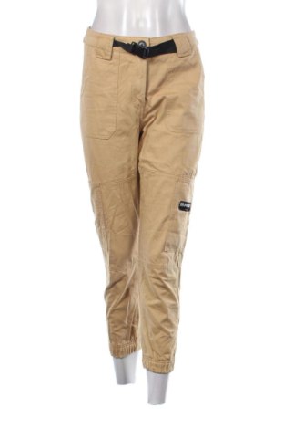 Pantaloni de femei Bershka, Mărime M, Culoare Bej, Preț 48,99 Lei