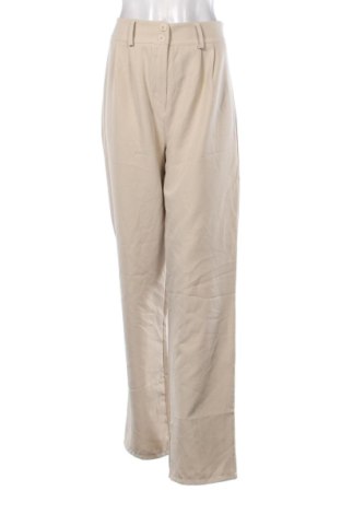 Γυναικείο παντελόνι Boohoo, Μέγεθος L, Χρώμα  Μπέζ, Τιμή 16,99 €