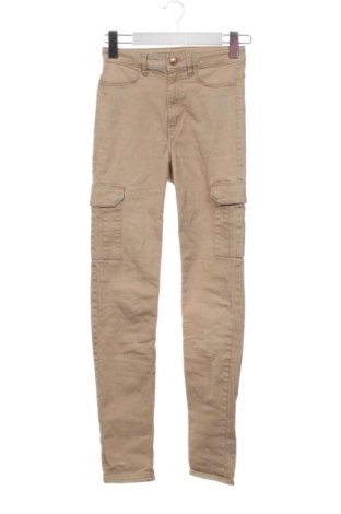 Damenhose H&M Divided, Größe XXS, Farbe Beige, Preis 8,99 €