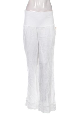Дамски панталон Le Monde Du Lin, Размер XL, Цвят Бял, Цена 73,11 €
