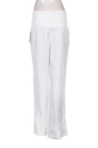 Дамски панталон Le Monde Du Lin, Размер XL, Цвят Бял, Цена 73,11 €