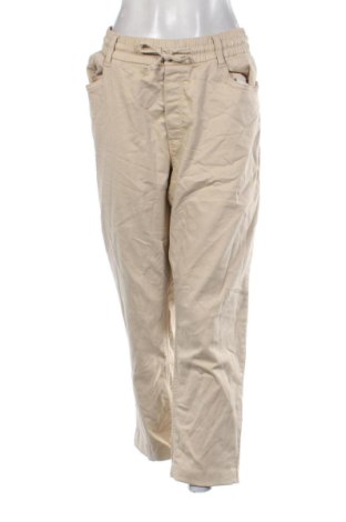 Γυναικείο παντελόνι Ms Mode, Μέγεθος XXL, Χρώμα  Μπέζ, Τιμή 9,99 €