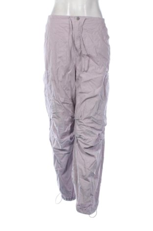 Dámske nohavice Pull&Bear, Veľkosť L, Farba Fialová, Cena  9,95 €