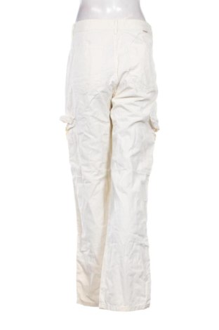 Damskie spodnie Pull&Bear, Rozmiar L, Kolor ecru, Cena 78,99 zł