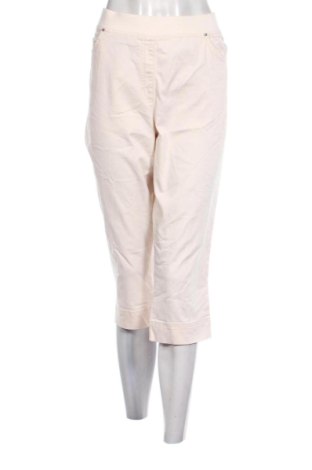 Γυναικείο παντελόνι Raphaela By Brax, Μέγεθος XXL, Χρώμα Εκρού, Τιμή 19,99 €