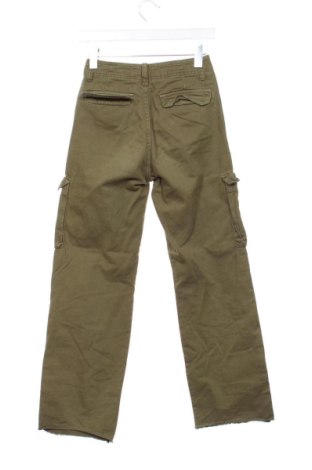 Дамски панталон Stradivarius, Размер XXS, Цвят Зелен, Цена 14,77 €