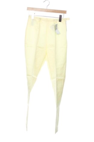 Γυναικείο παντελόνι United Colors Of Benetton, Μέγεθος XXS, Χρώμα Κίτρινο, Τιμή 55,00 €