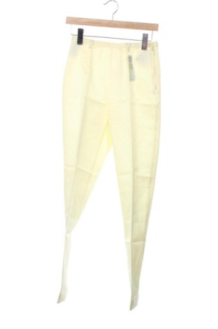 Γυναικείο παντελόνι United Colors Of Benetton, Μέγεθος XXS, Χρώμα Κίτρινο, Τιμή 55,00 €