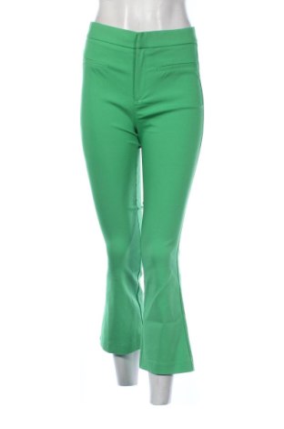 Дамски панталон Zara, Размер S, Цвят Зелен, Цена 13,81 €