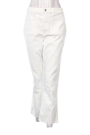 Pantaloni de femei Zara, Mărime XL, Culoare Alb, Preț 85,99 Lei