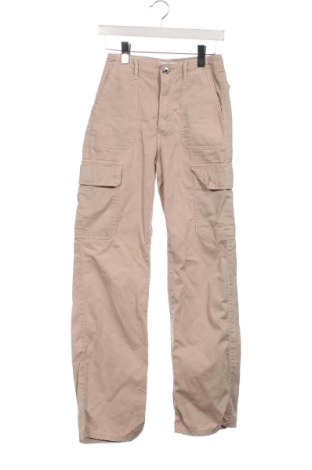 Dámské kalhoty  Zara, Velikost XS, Barva Béžová, Cena  397,00 Kč