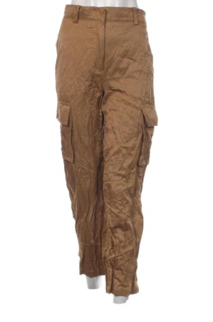 Damskie spodnie Zara, Rozmiar M, Kolor Brązowy, Cena 56,99 zł