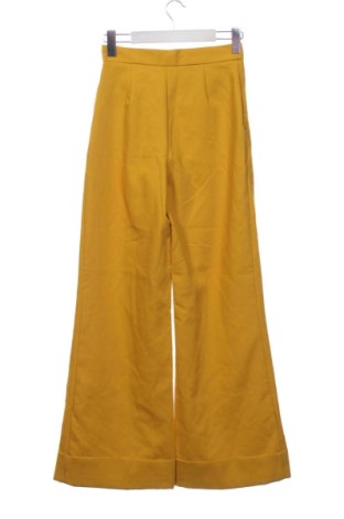 Dámske nohavice Zara, Veľkosť XS, Farba Žltá, Cena  13,79 €