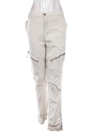 Γυναικείο παντελόνι Zizzi, Μέγεθος 3XL, Χρώμα  Μπέζ, Τιμή 24,45 €