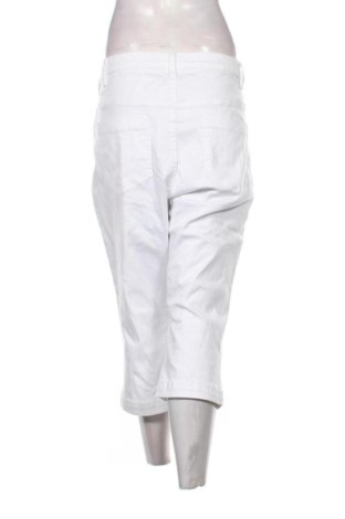 Γυναικείο παντελόνι Zizzi, Μέγεθος XXL, Χρώμα Λευκό, Τιμή 29,99 €