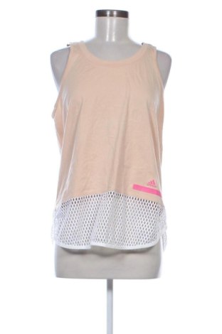 Γυναικείο αμάνικο μπλουζάκι Adidas By Stella McCartney, Μέγεθος M, Χρώμα  Μπέζ, Τιμή 17,36 €