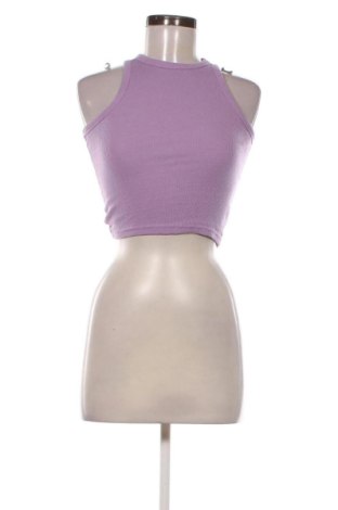 Γυναικείο αμάνικο μπλουζάκι Bershka, Μέγεθος S, Χρώμα Βιολετί, Τιμή 9,00 €