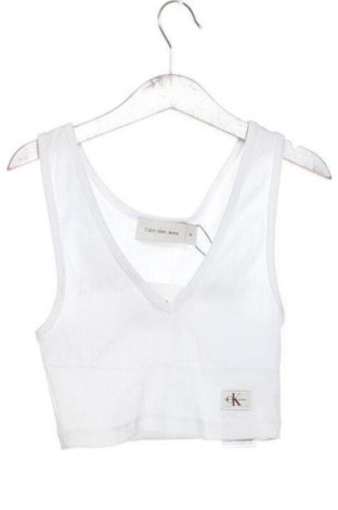 Tricou de damă Calvin Klein Jeans, Mărime XS, Culoare Alb, Preț 146,99 Lei, #135852619