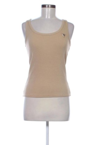 Γυναικείο αμάνικο μπλουζάκι Guess, Μέγεθος M, Χρώμα  Μπέζ, Τιμή 13,79 €