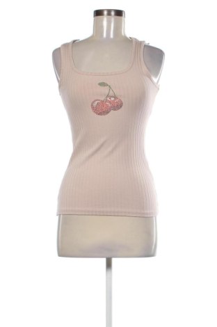 Damska koszulka na ramiączkach Hdm, Rozmiar M, Kolor Beżowy, Cena 48,23 zł