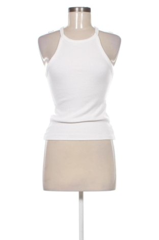 Damska koszulka na ramiączkach Sinsay, Rozmiar L, Kolor Biały, Cena 23,99 zł