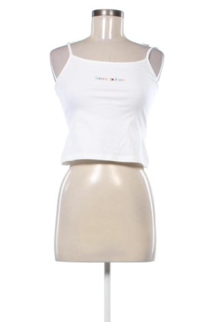 Damentop Tommy Jeans, Größe L, Farbe Weiß, Preis 14,99 €, #135831542