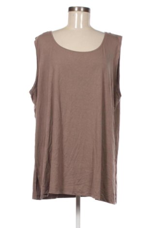Γυναικείο αμάνικο μπλουζάκι Ulla Popken, Μέγεθος XL, Χρώμα Καφέ, Τιμή 6,99 €
