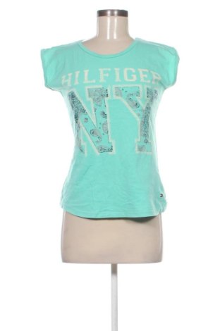 Damentop Hilfiger Denim, Größe S, Farbe Grün, Preis 22,99 €