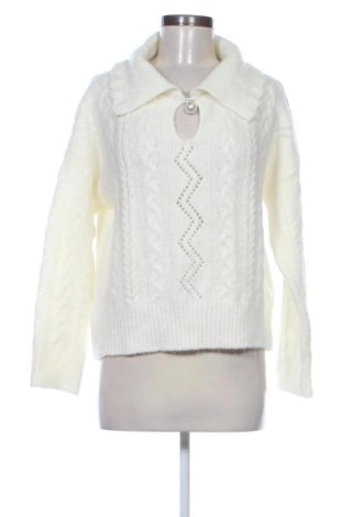 Női pulóver Bisou Bisou, Méret L, Szín Fehér, Ár 8 640 Ft