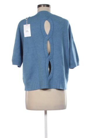 Дамски пуловер J&j, Размер L, Цвят Син, Цена 24,00 €