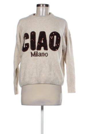 Дамски пуловер Moocci, Размер M, Цвят Бежов, Цена 15,00 €